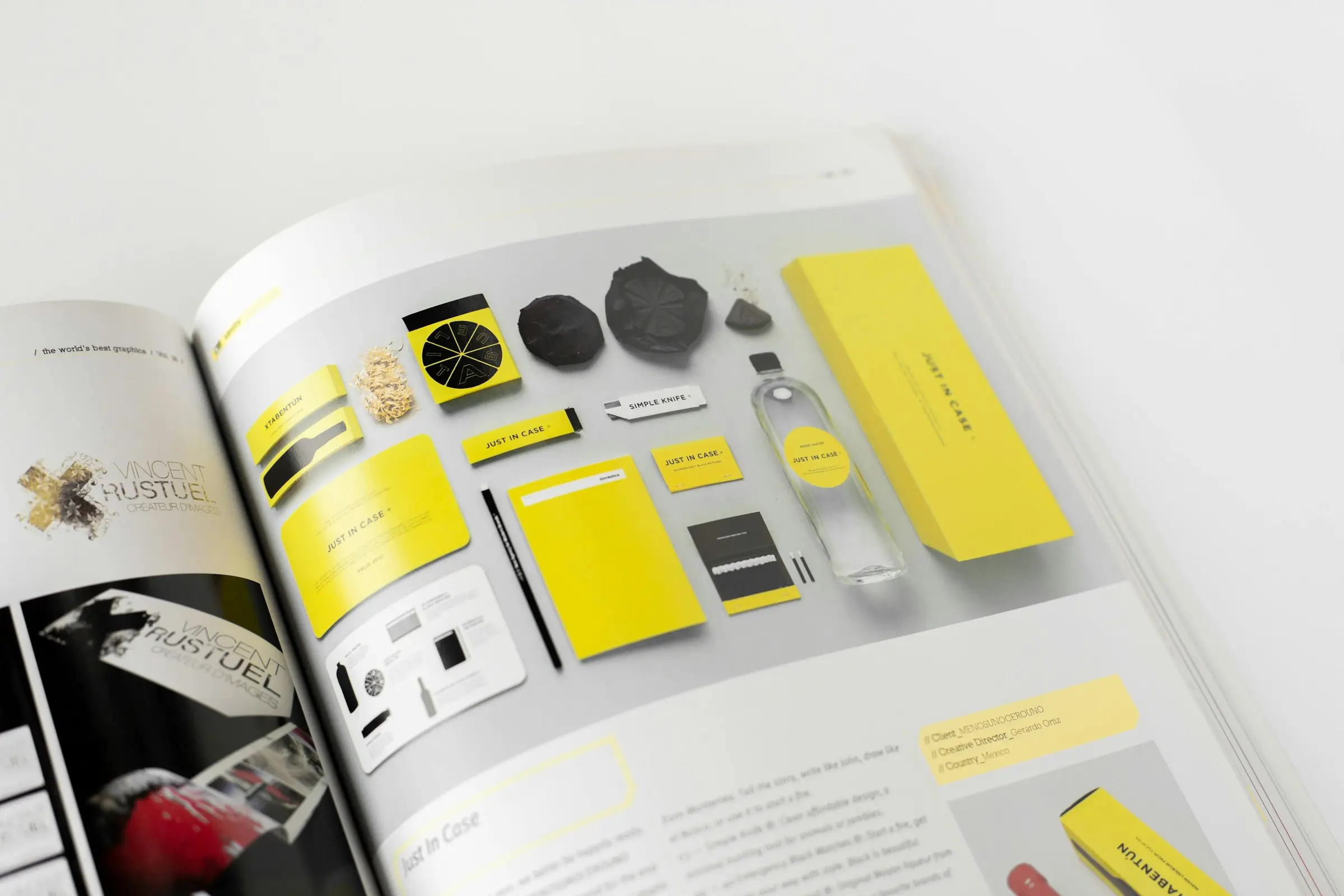 A brochure opened flat, showing the inside spread.