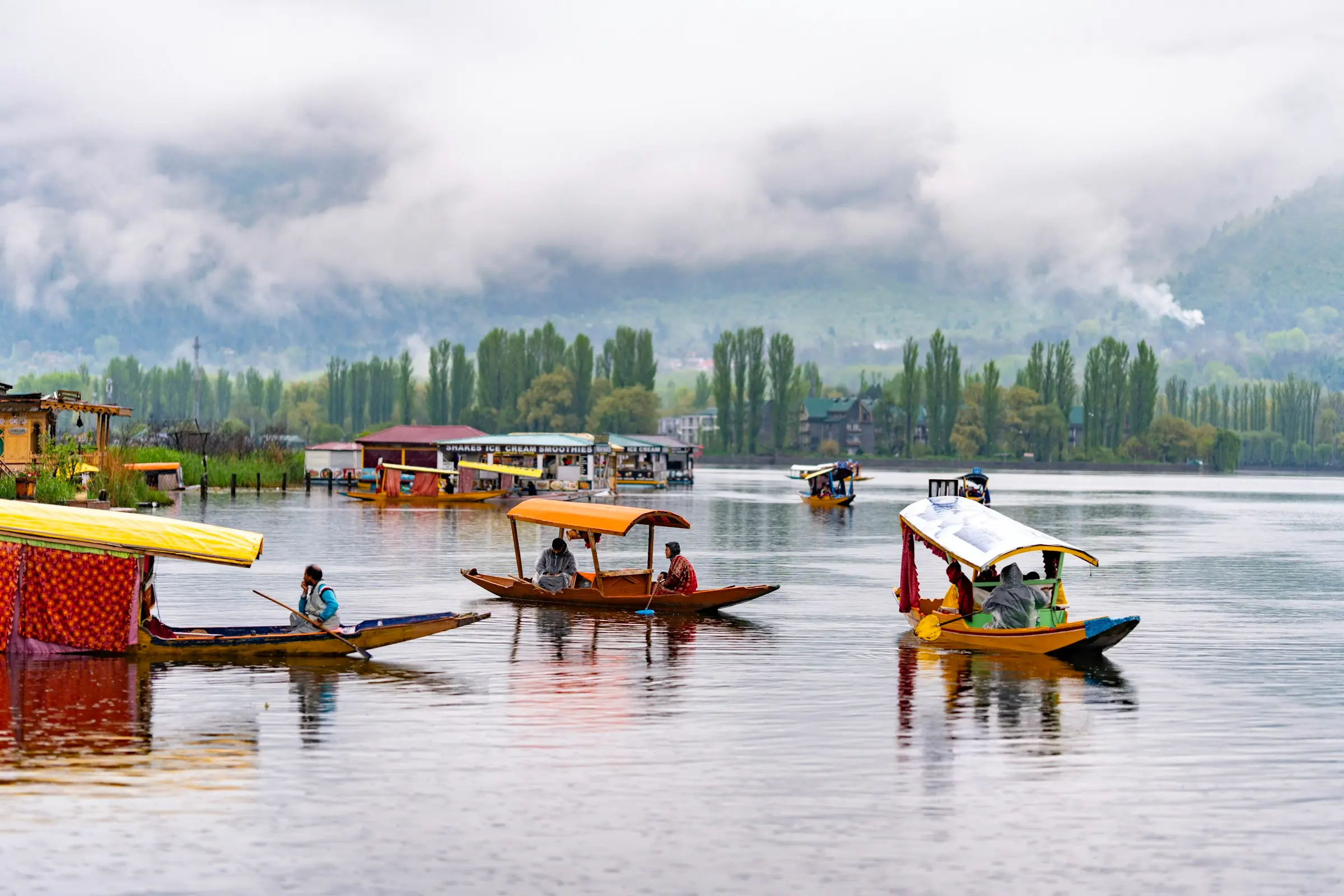 The valley outside Srinagar, where the shop has worked since 2014.